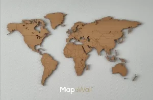 The mini magnetic Oak world map