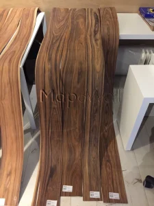 Sheets of different types of Rosewood Santos